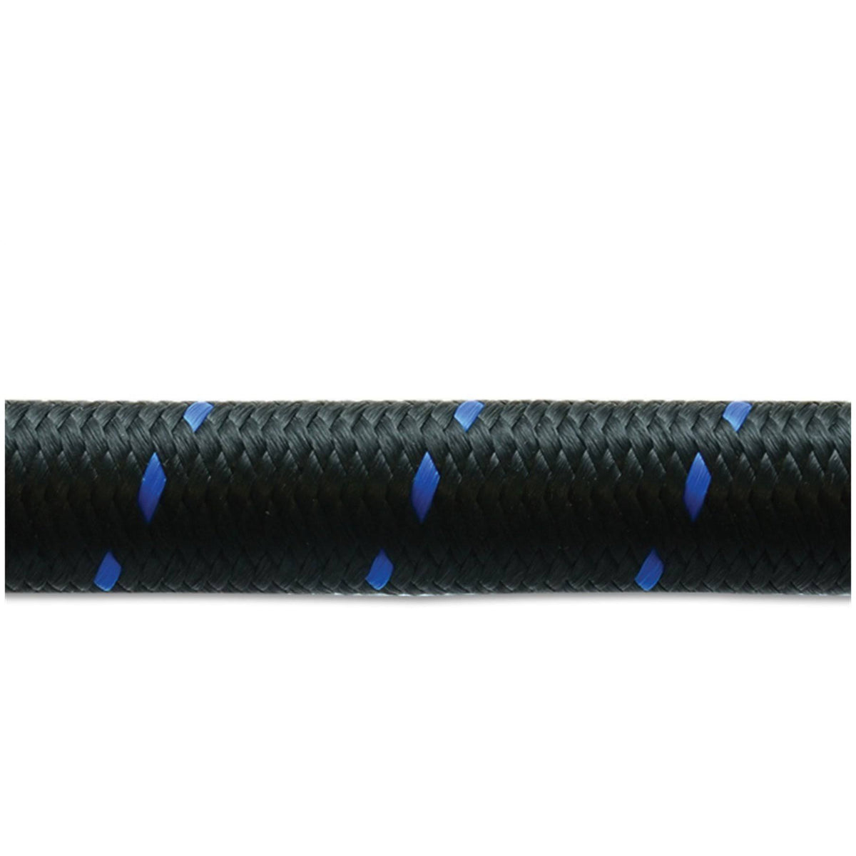 -4 Black Blue Nylon Braided Flex Hose V407