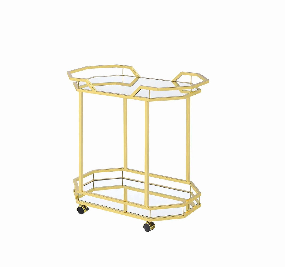 Brass Serving Cart Z64436