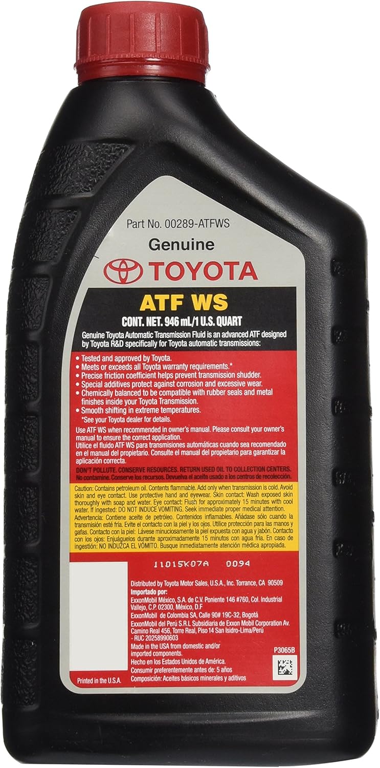 Pack of 4 Automatic Transmission Fluid ATF World Standard E2745