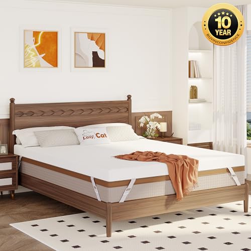 Twin XL Size Cooling Gel Memory Foam Mattress Topper with Removable Washable Cover X71785