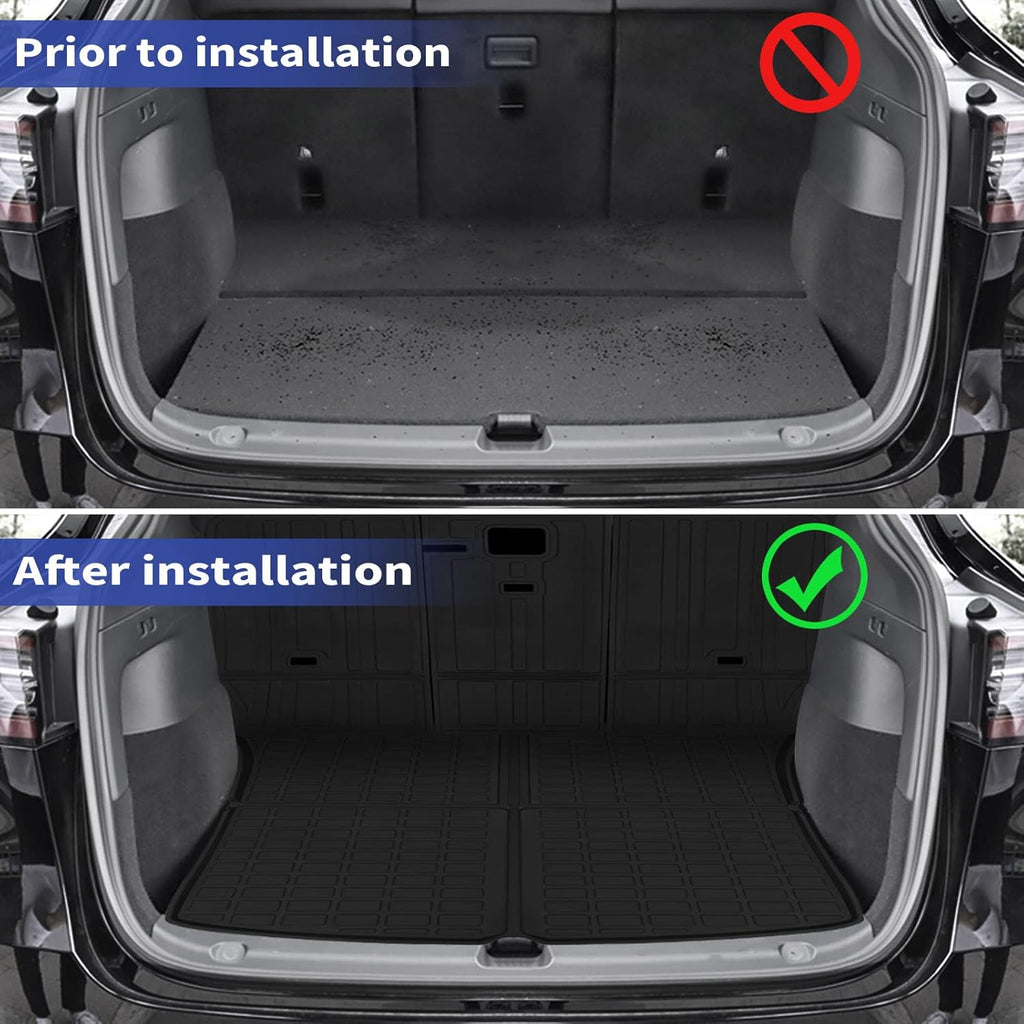 Black All-Weather Trunk Mats Cargo Liner R4131