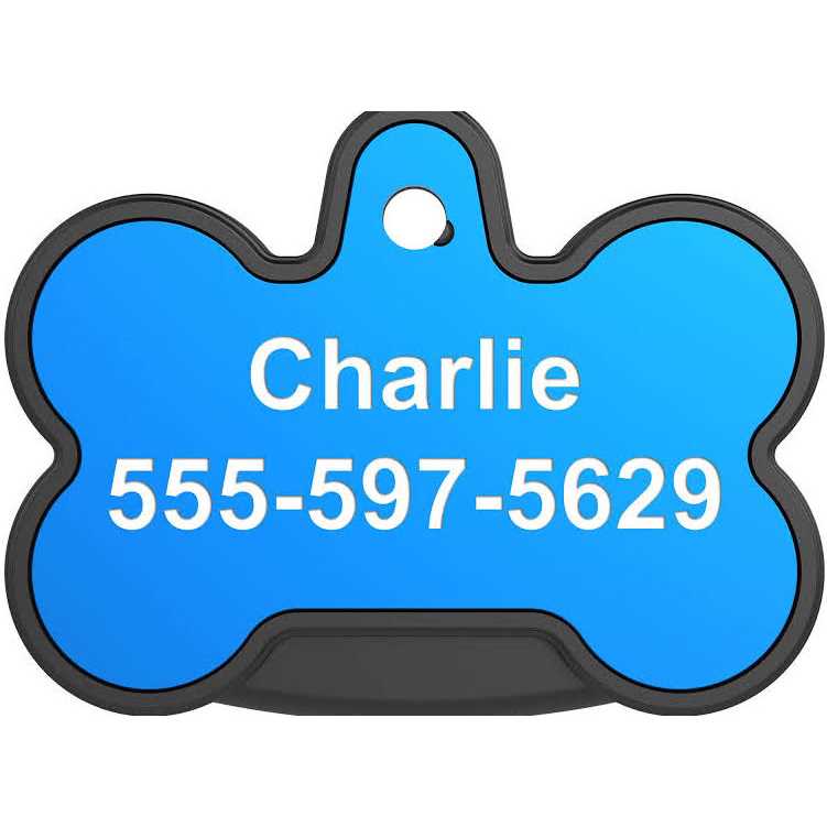Smart Tag Dog Bone Personalized ID and Tracker A2351