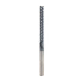 Solid Carbide Fiberglass and Composite Cutting 1/4 Dia x 2-1/8 x 1/4 Shank AlTiN Coated Mill End D3829