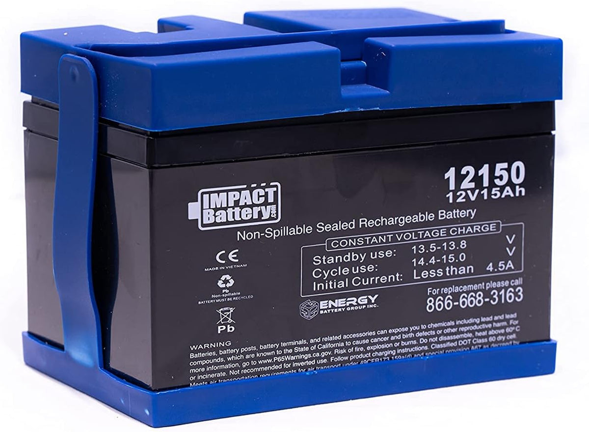 12V 12 Amp Replacement Battery Pack of 2 W777