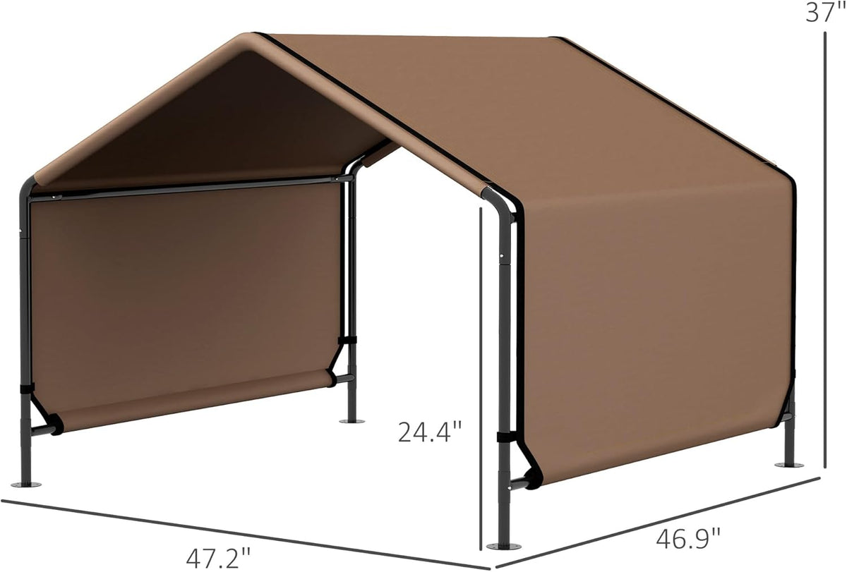 Brown Water Resistant Dog Tent X827