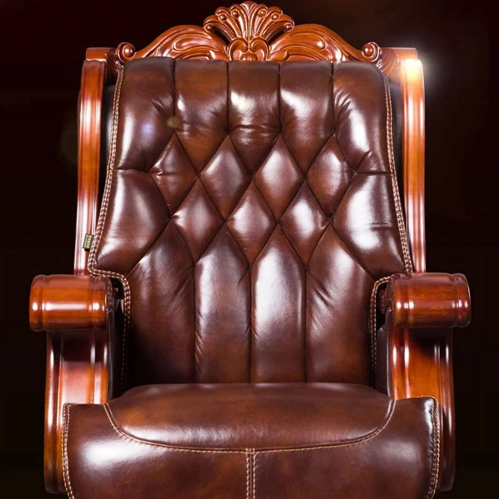 Foldable Swivel Leather Lounge Recliner X4176