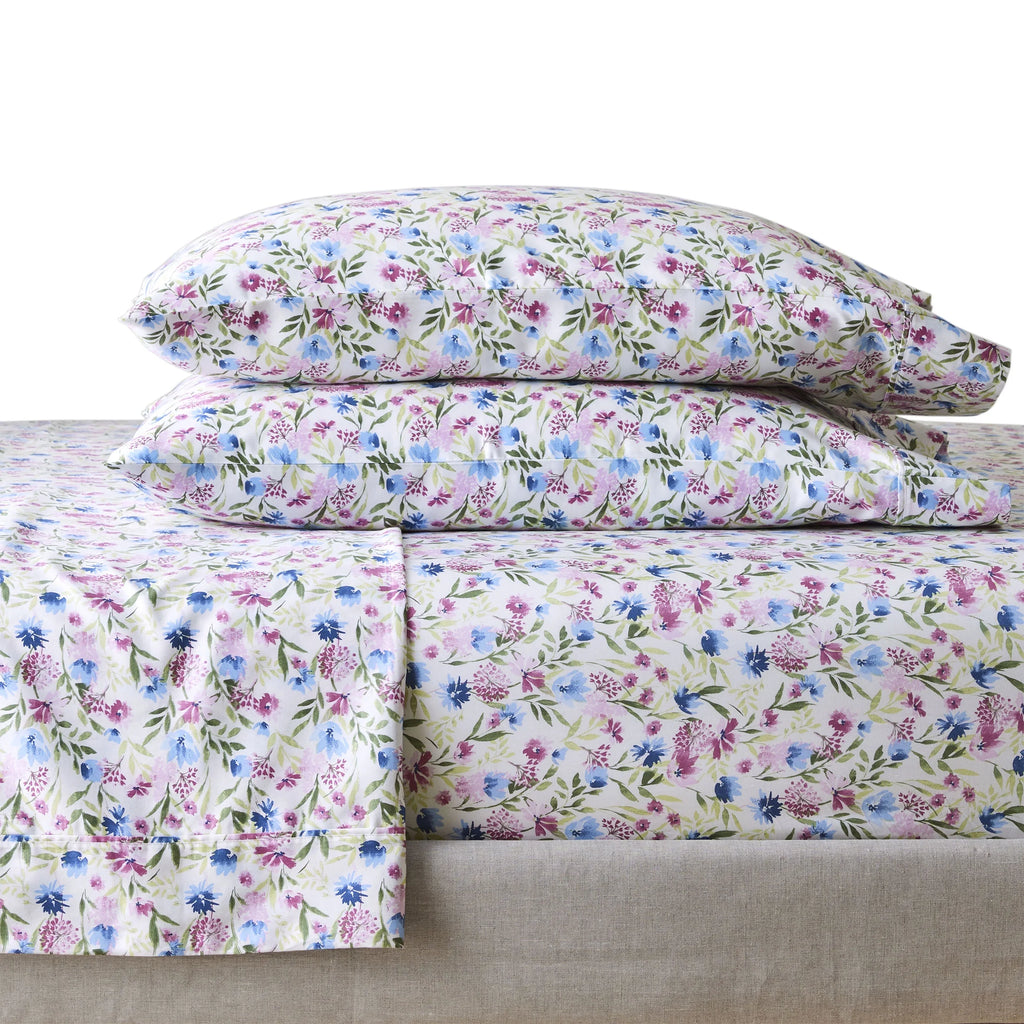 100% Cotton Sateen 300 Thread Count Queen Sheet Set W558