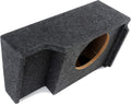Charcoal Single 12 Sealed Carpeted Subwoofer Enclosure I555624