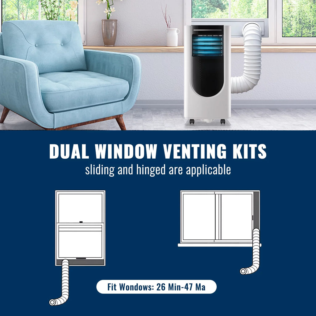 8000 Btu Portable Air Conditioner with Dehumidifier & Fan C3079