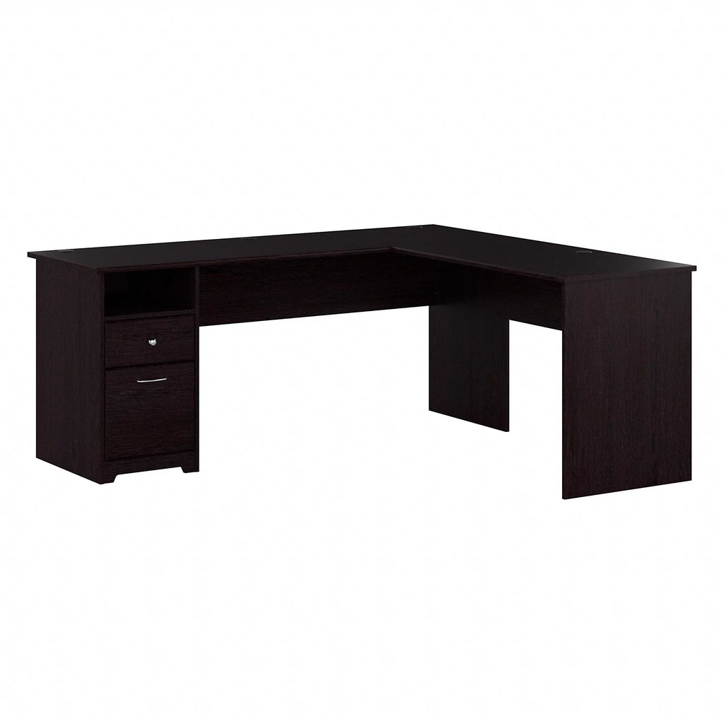 72W L Shaped Computer Desk with File Y21106
