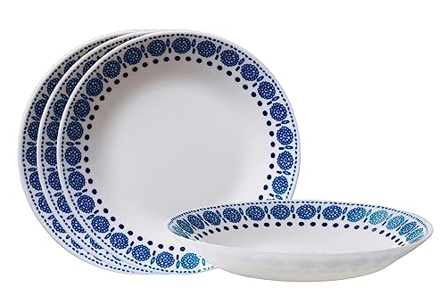 4-Piece 8.5" Pasta Bowl Plate Set W494098