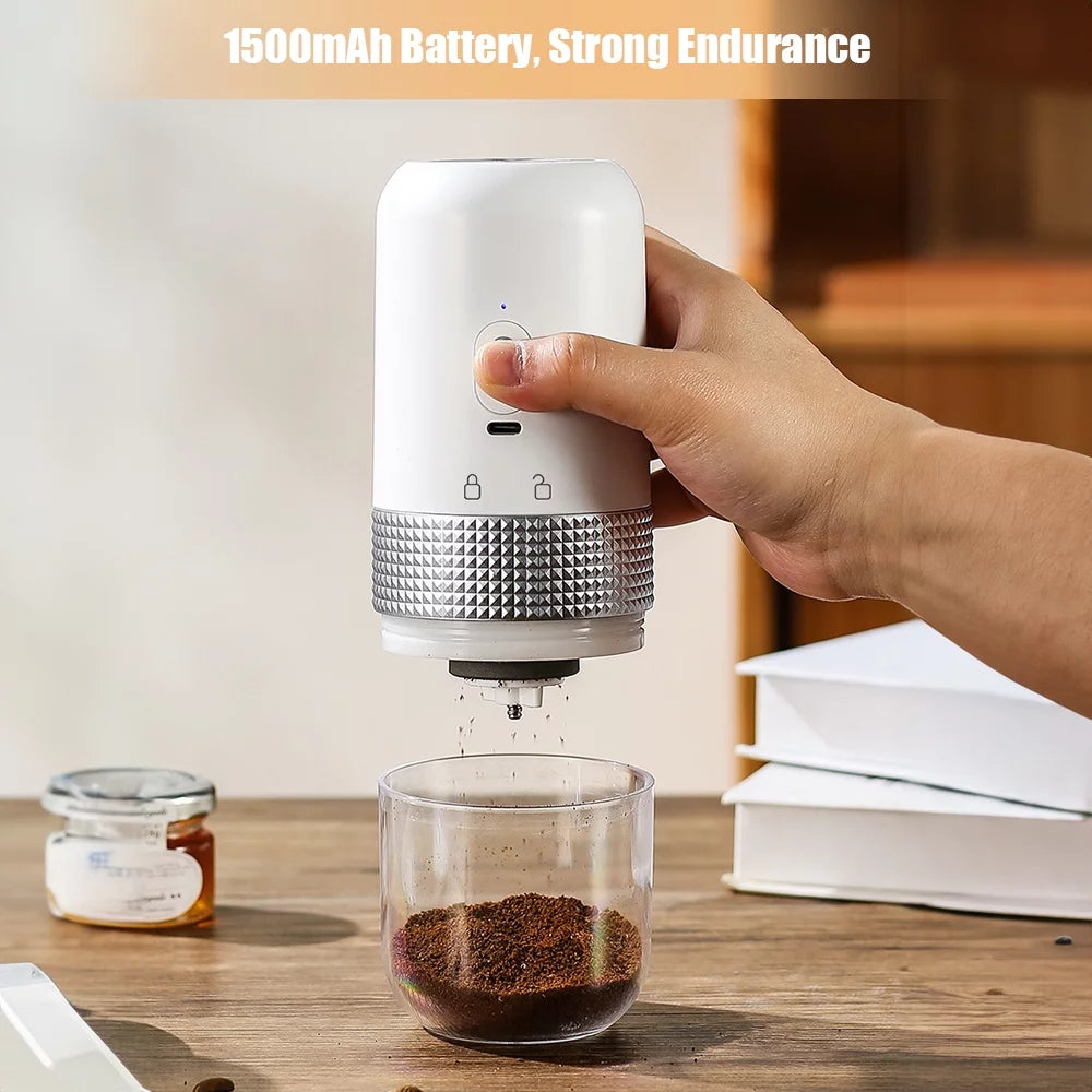 Portable Electric Burr Coffee Grinder with Ceramic Grinding Core D53582
