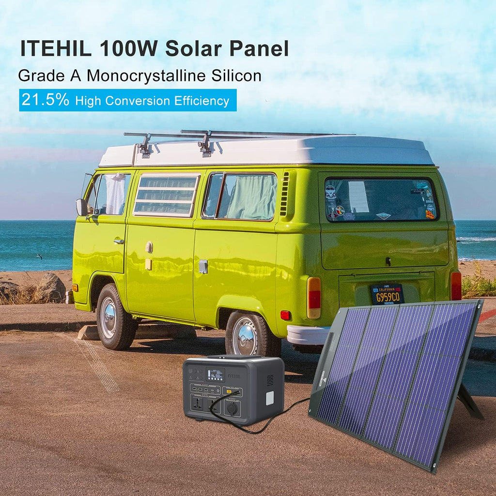 100W 18 Volt Monocrystalline Foldable Solar Panel with USB Output Z509
