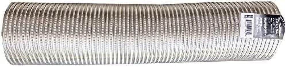 Semi-Rigid Aluminum Duct, 8Ft (6" Dia), Silver U661085