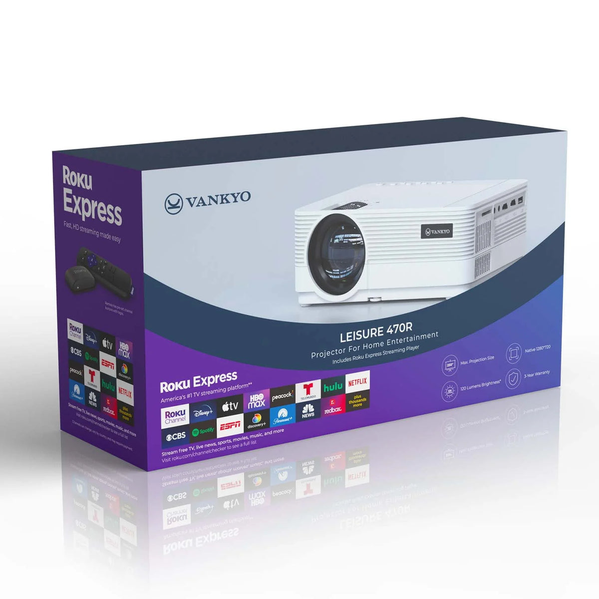 HD Mini Projector with Streaming Player B712