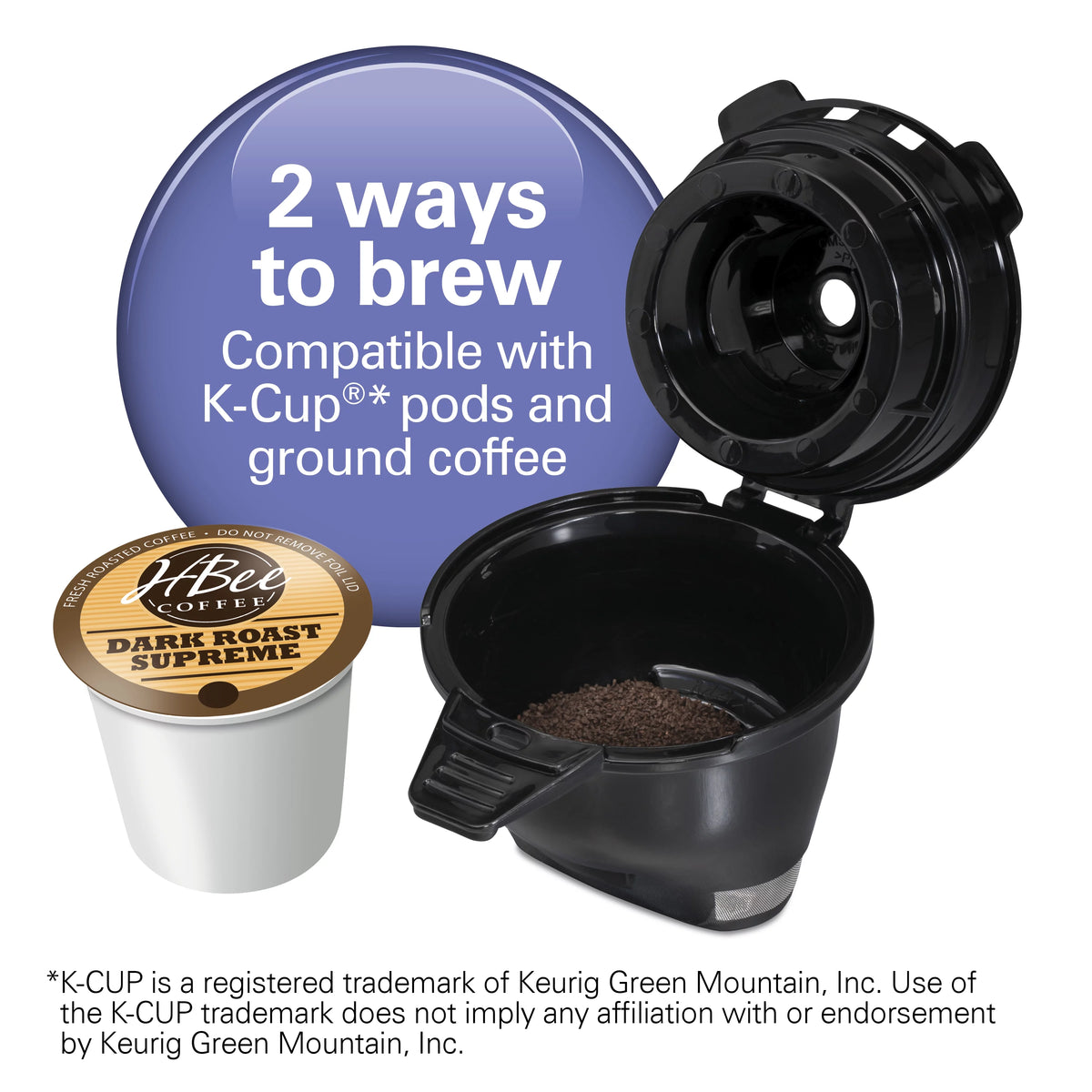 Dual Coffee Maker with Touch-Sensitive Controls K110210