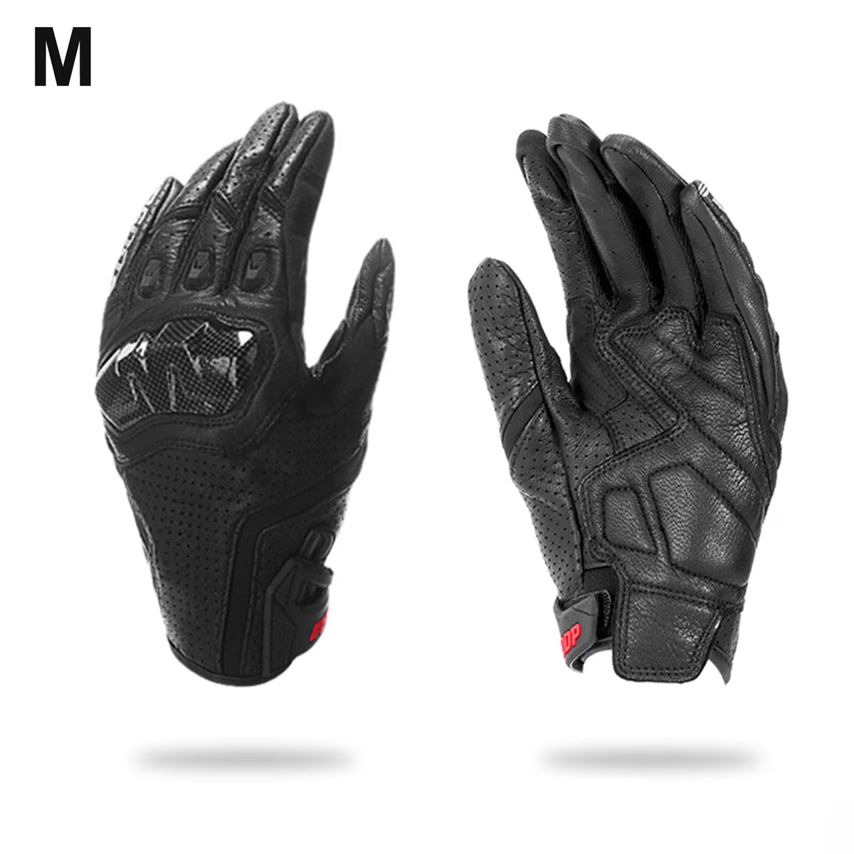 Motorcycle Gloves with Carbon Fiber Protective Hard Knuckles A240