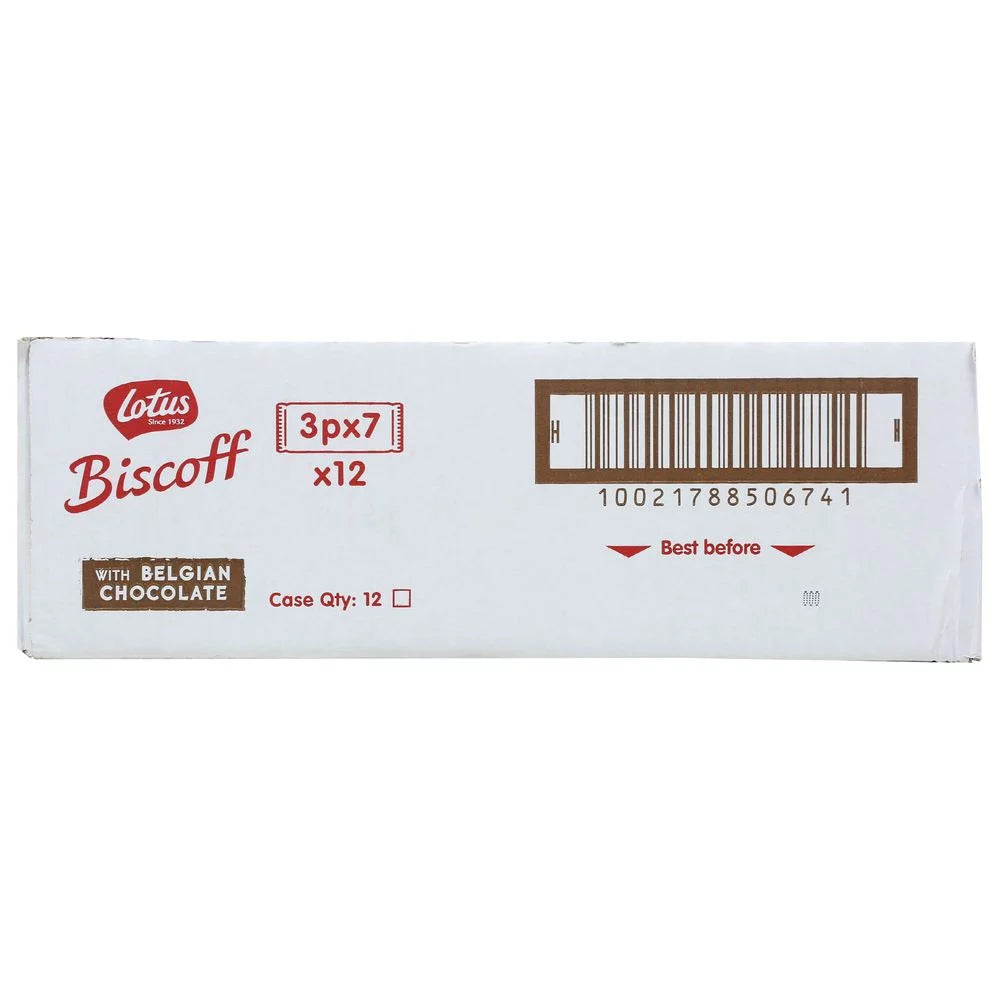 7 Fresh Packs Cookie Caramelized Biscuits with Belgian Chocolate B615962