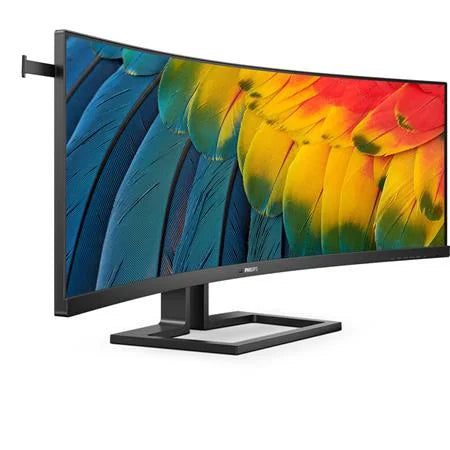 45" Curved LCD Monitor, 32:9, Textured Black D563269