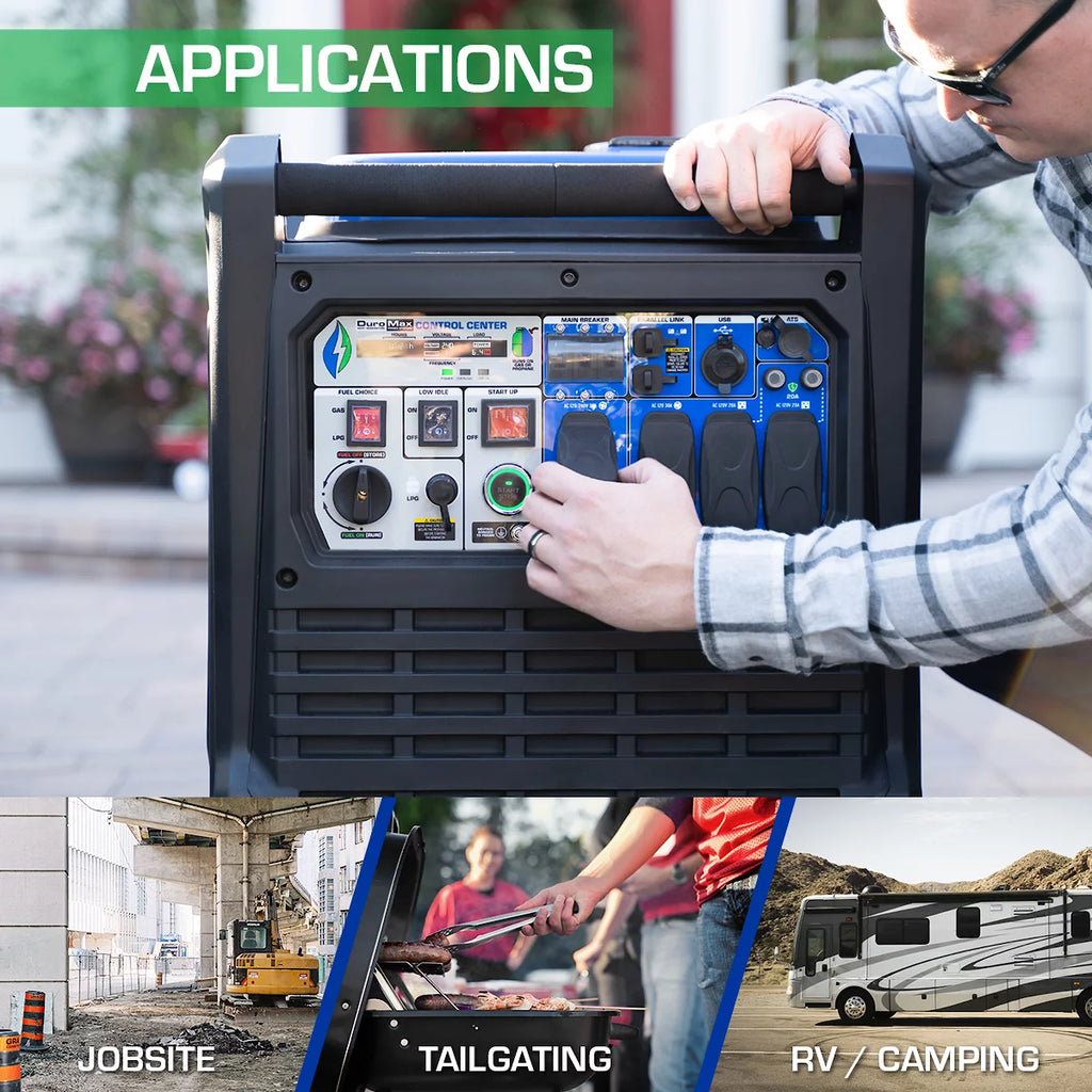 9000 Watt Dual Fuel Inverter Generator O772233