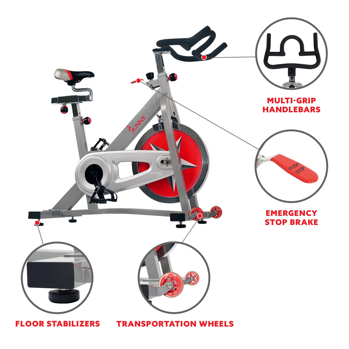 Stationary Indoor Cycling Exercise Bike M457