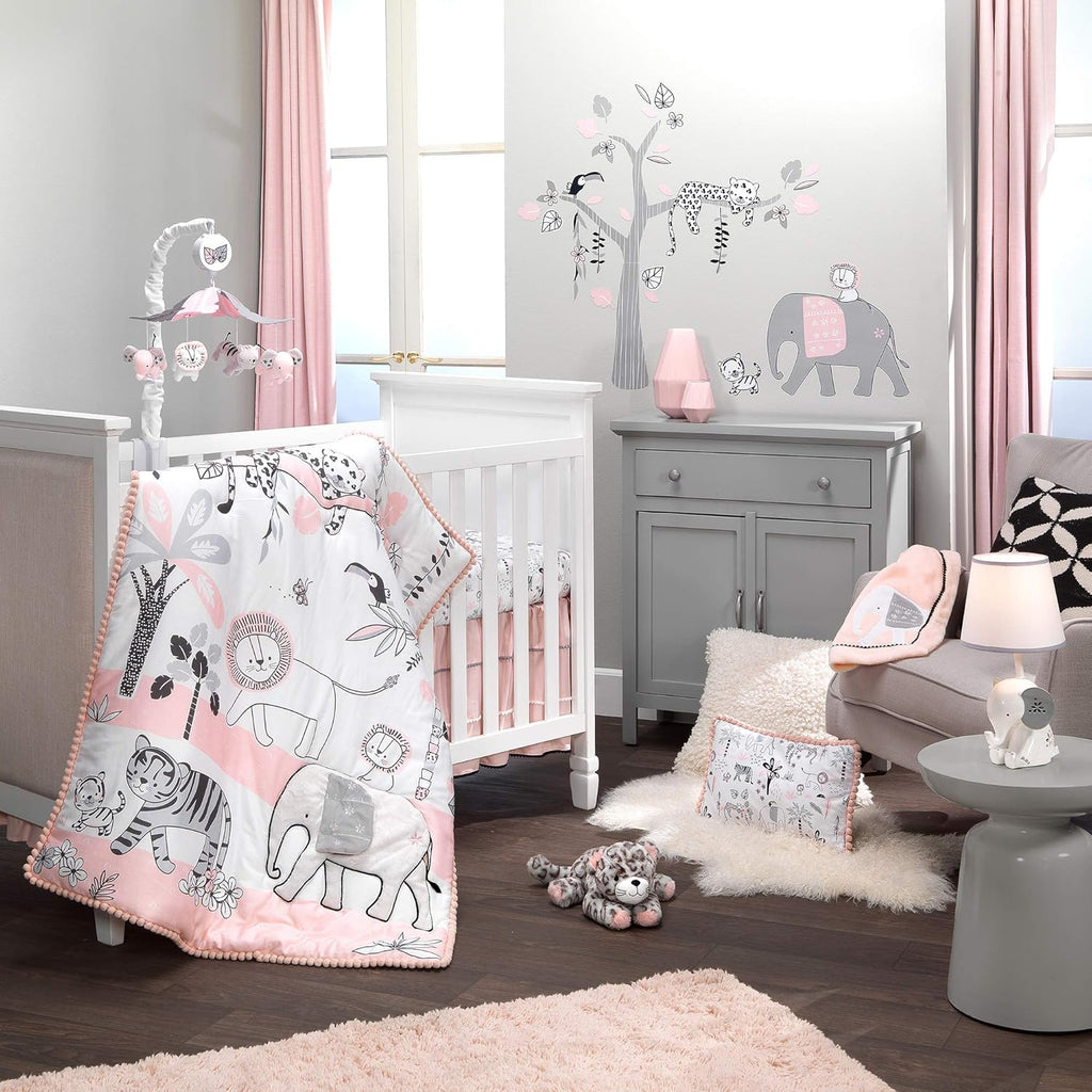 Musical Baby Crib Mobile Safari Animals Soother Toy L1001