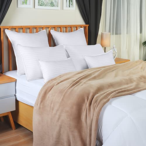 King Size White Set of 2 Bed Pillows T452