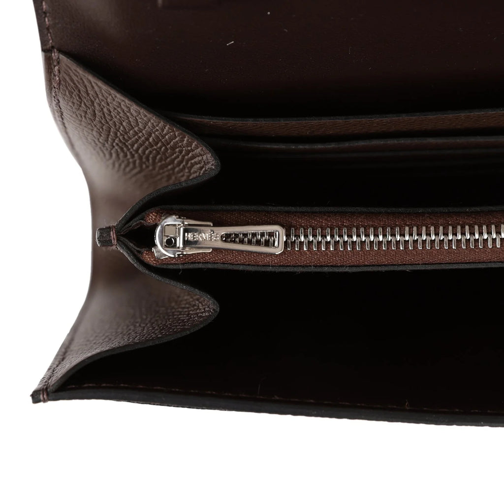 Chocolate Epsom Wallet T397