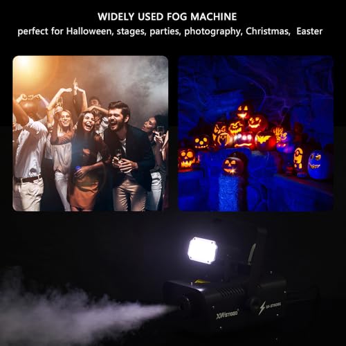 1000W Fog Machine with Strobe Light and Wireless Remote Q2432