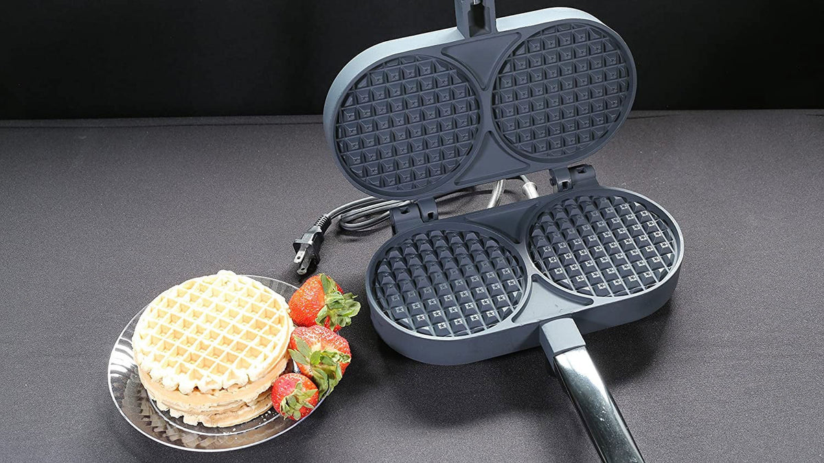 Non-Stick Waffle Iron / Belgian Cookie Iron I377
