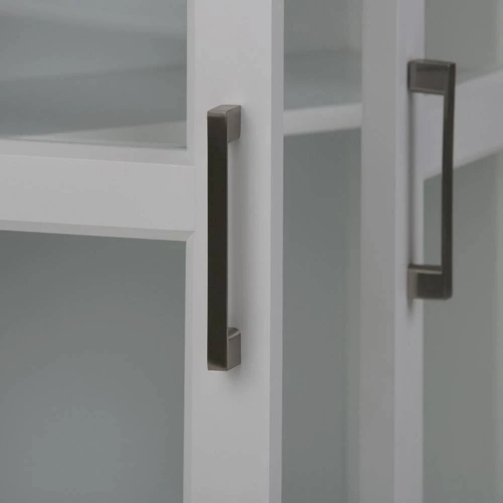 White Two-Door Bathroom Wall Cabinet N564632