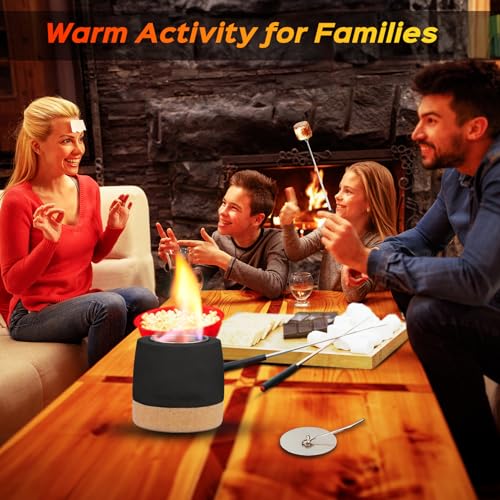 Round Concrete Smokeless Tabletop Fire Pit T988580