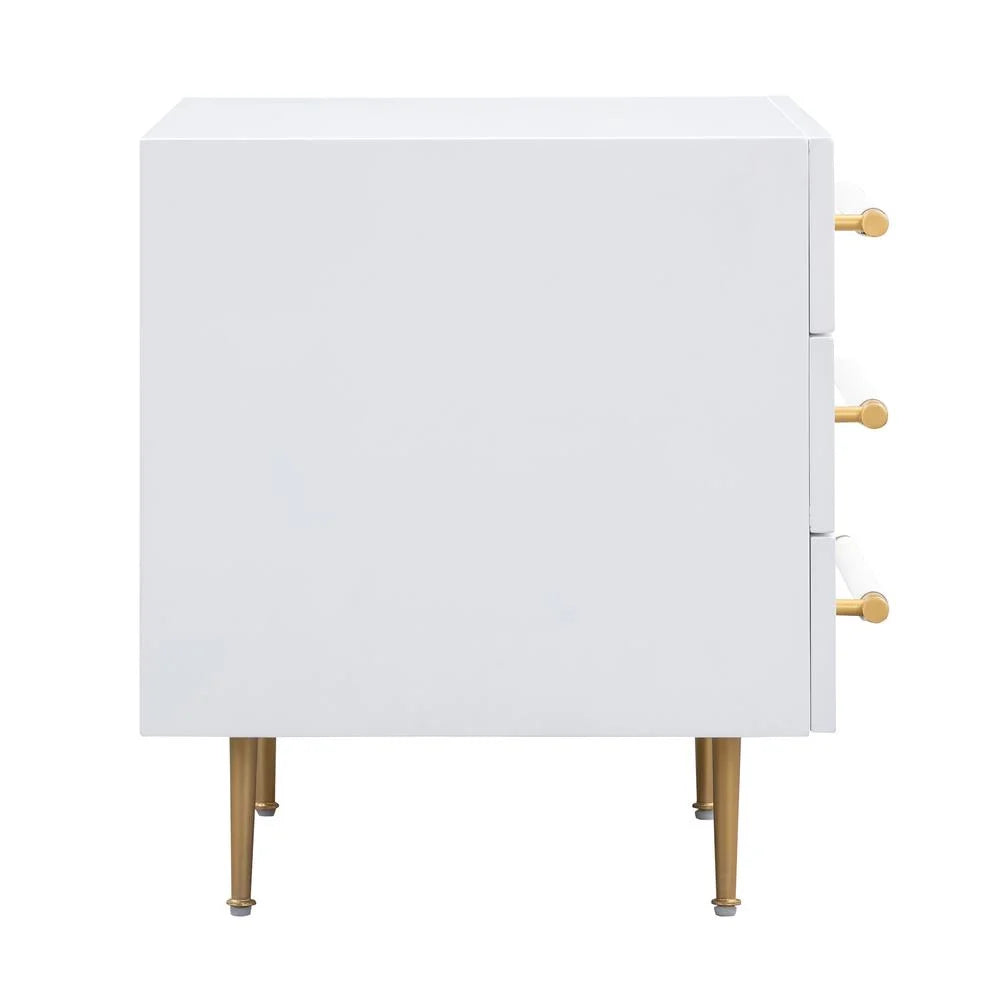 White Nightstand L6103