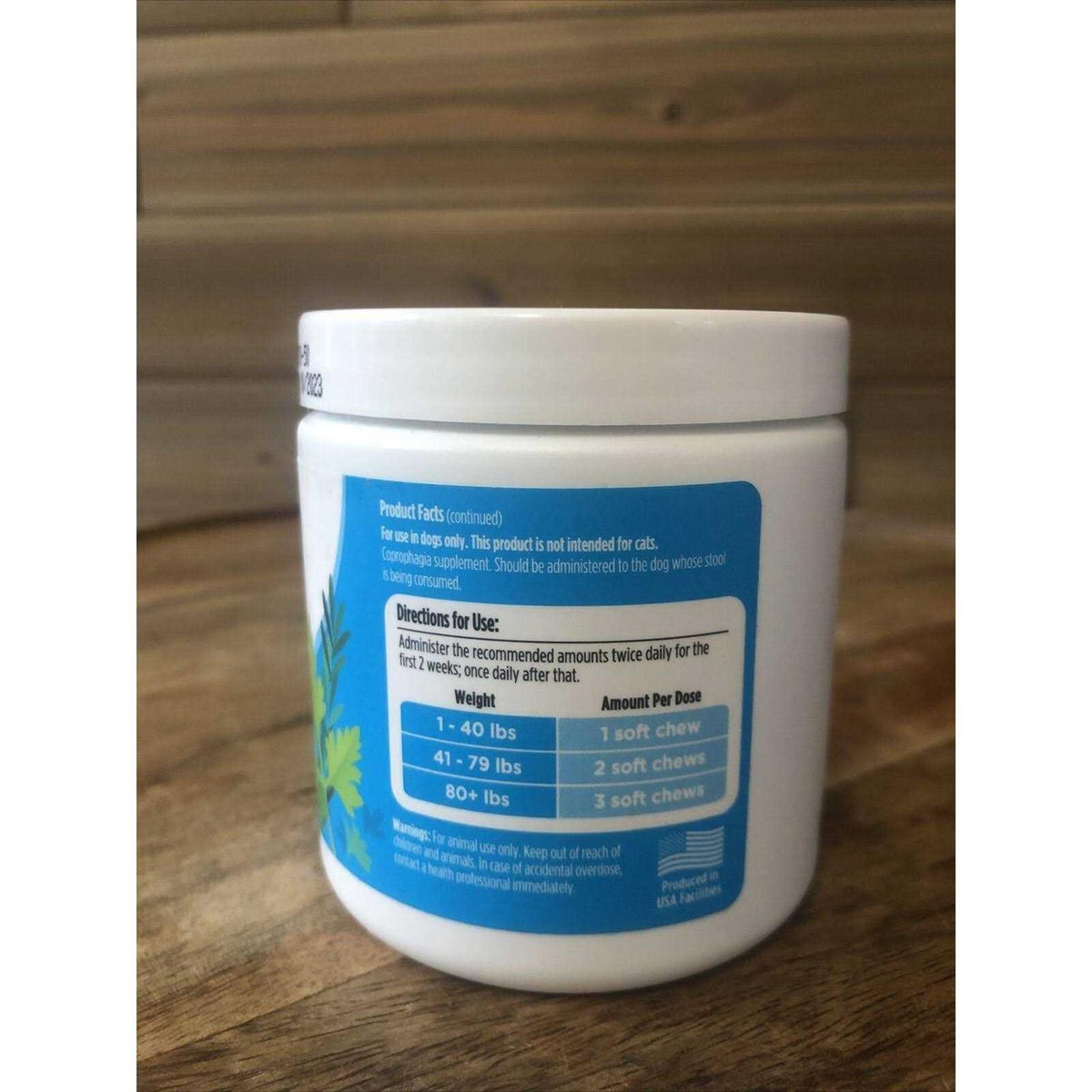 Stop Eating Poop Chews for Dogs M83788