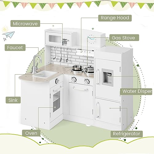 11-in-1 Wooden Toy Kitchen Set L30953