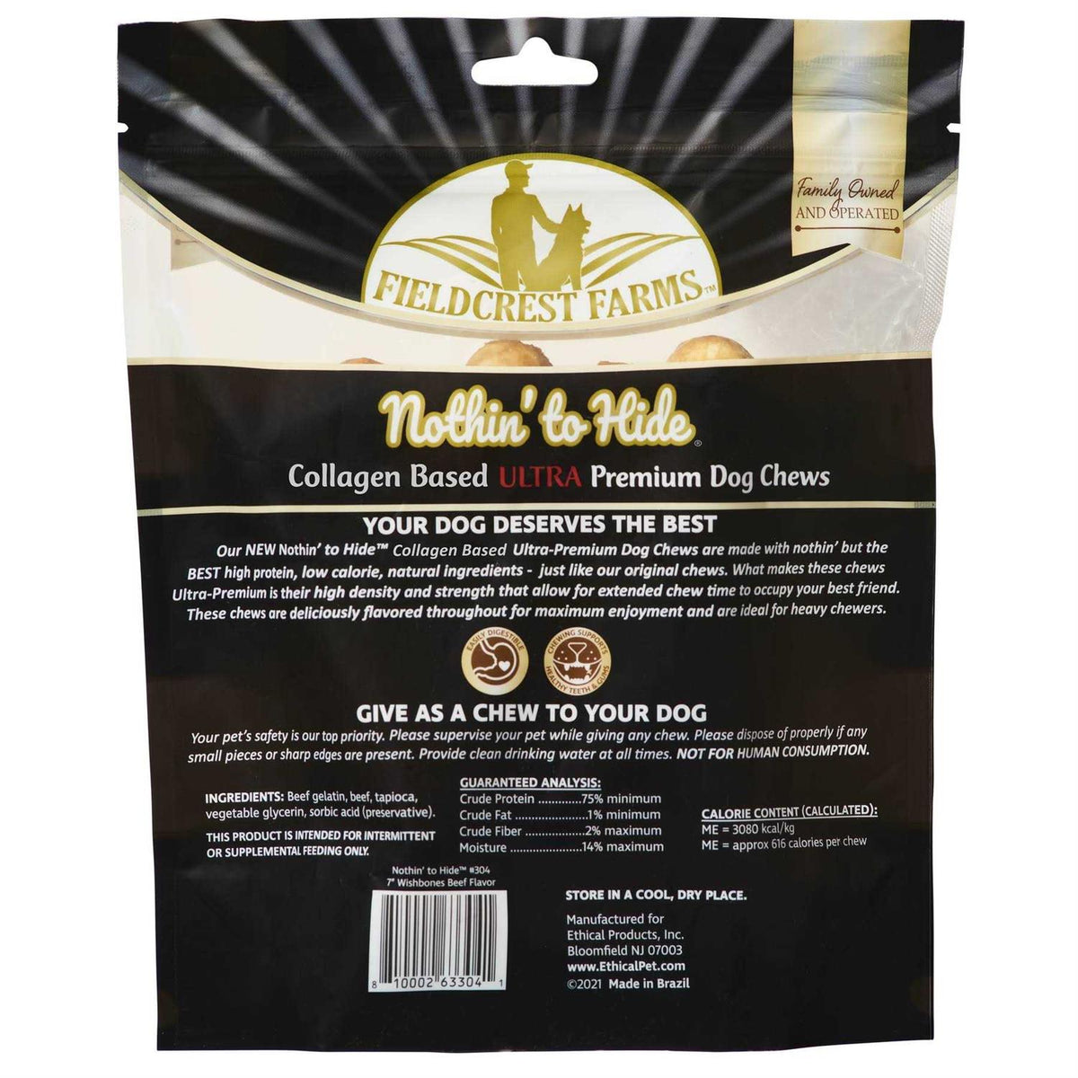Beef Wishbone Dog E6700