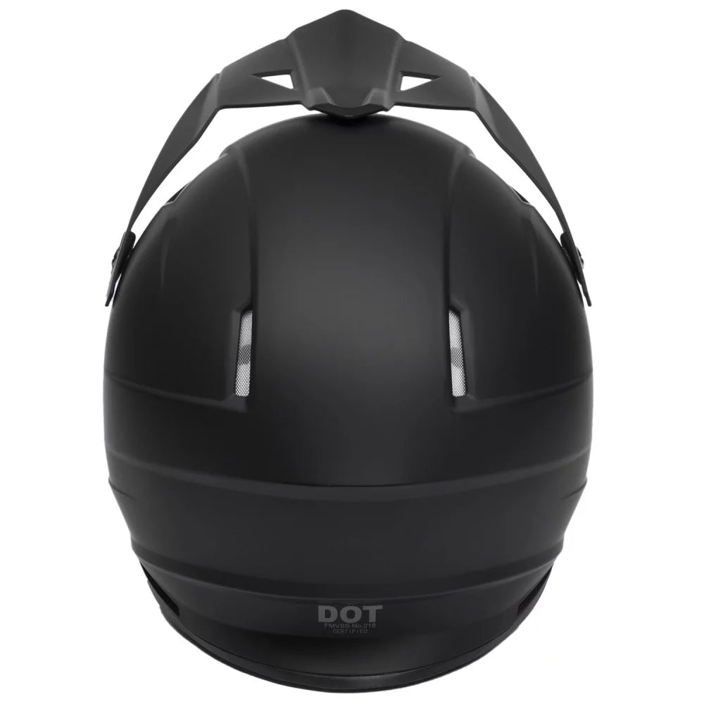 Open Face Helmet DOT Approved Matte Black XL S12420