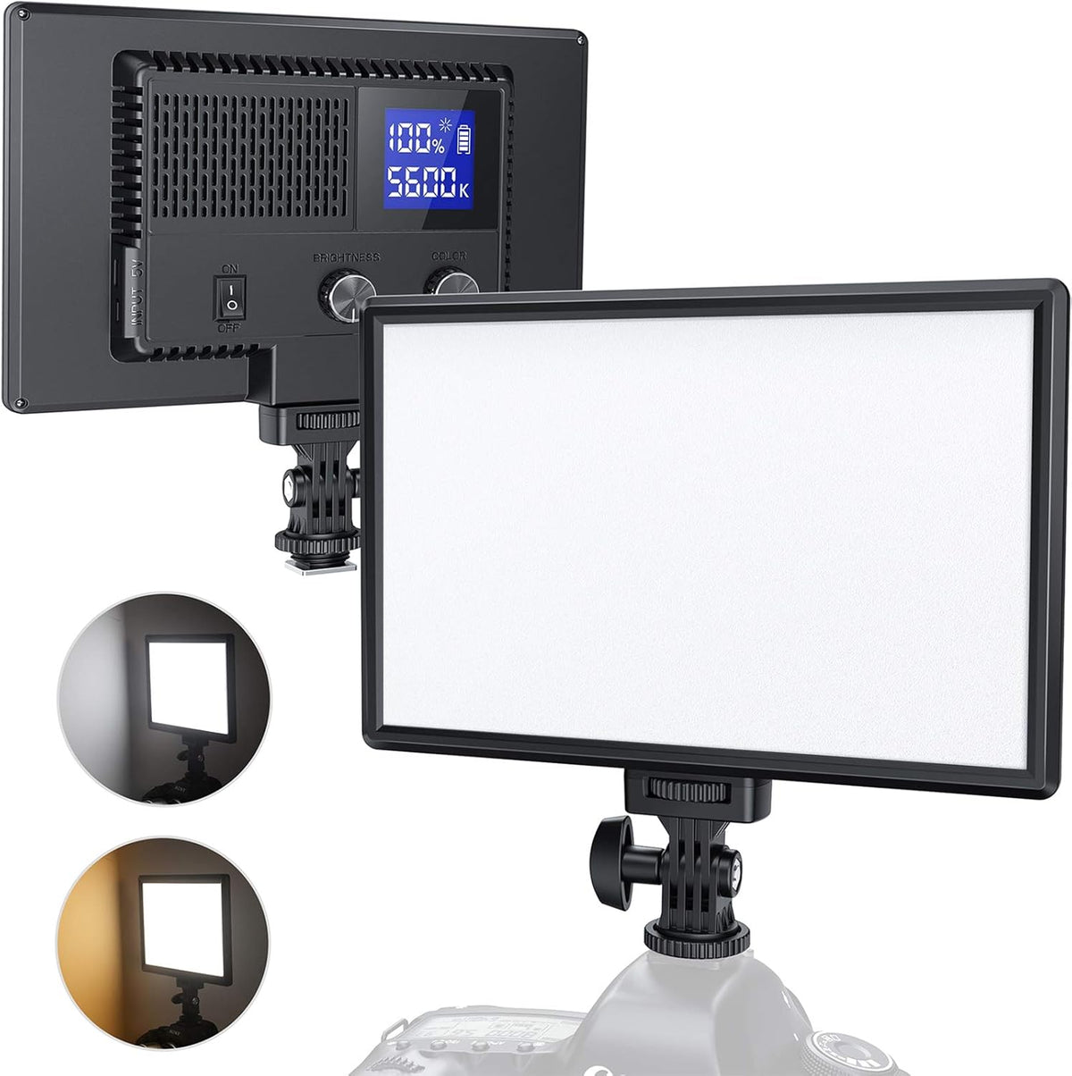 LED Video Light with LCD Display C79606