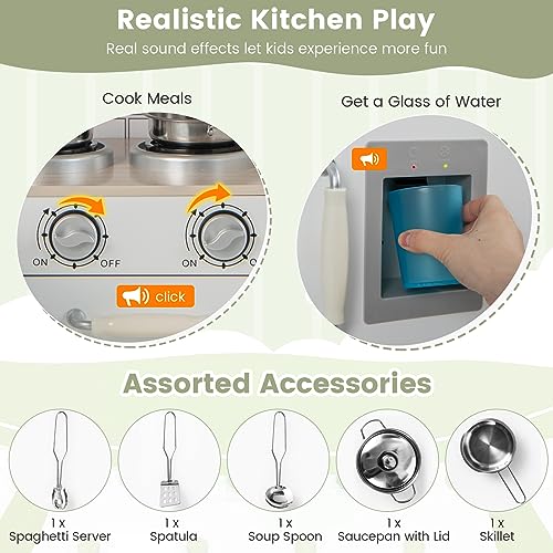 11-in-1 Wooden Toy Kitchen Set L30953