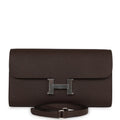 Chocolate Epsom Wallet T397