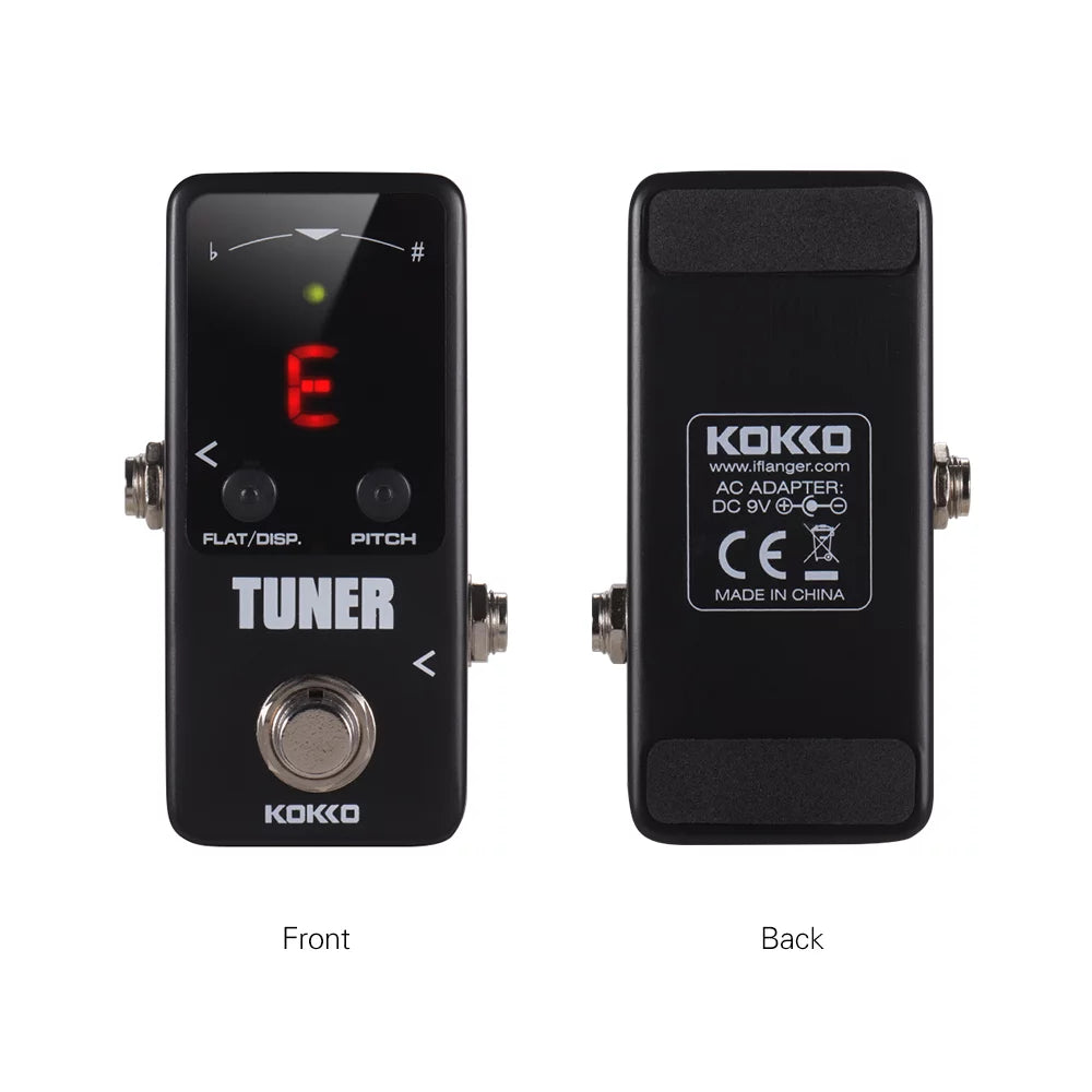 Chromatic Guitar Tuner Pedal with LED Display and True Bypass R7292