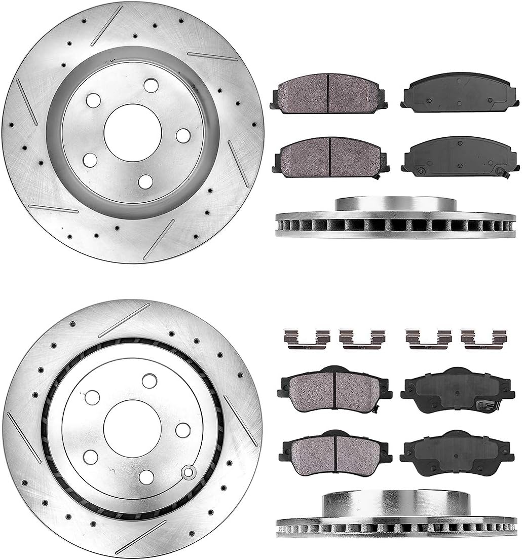 Rotors + Brake Pads + Clips V625324