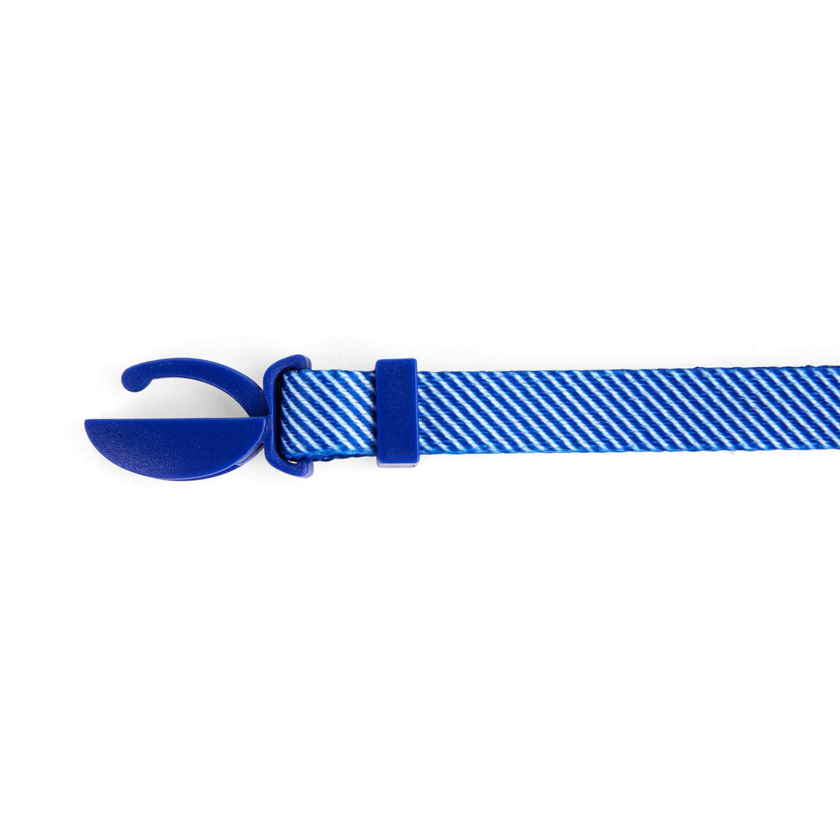 Blue Seersucker Breakaway Cat Collar D971