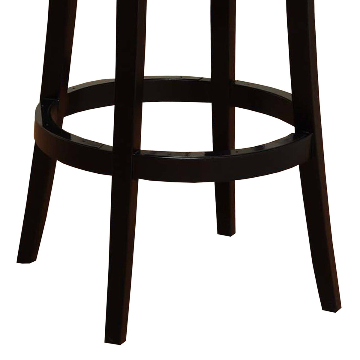 Red Bicast Leather Swivel Bar Stool J305