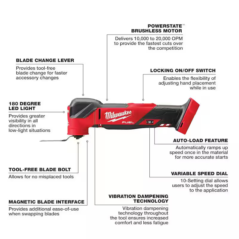 18V Brushless Cordless 6-1/2 in. Circular Saw with Oscillating Multi-Tool H171