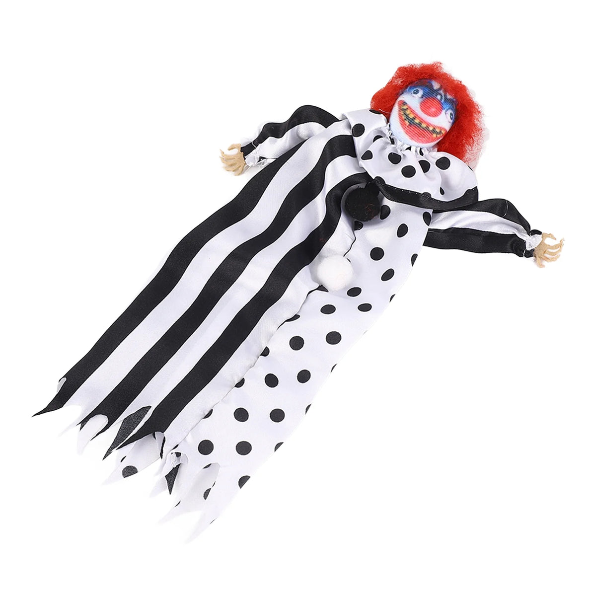 Hanging Clown Doll Decoration Black Approx. 25X15cm C6612