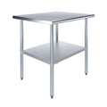 36" Stainless Steel Work Table with Undershelf K8344