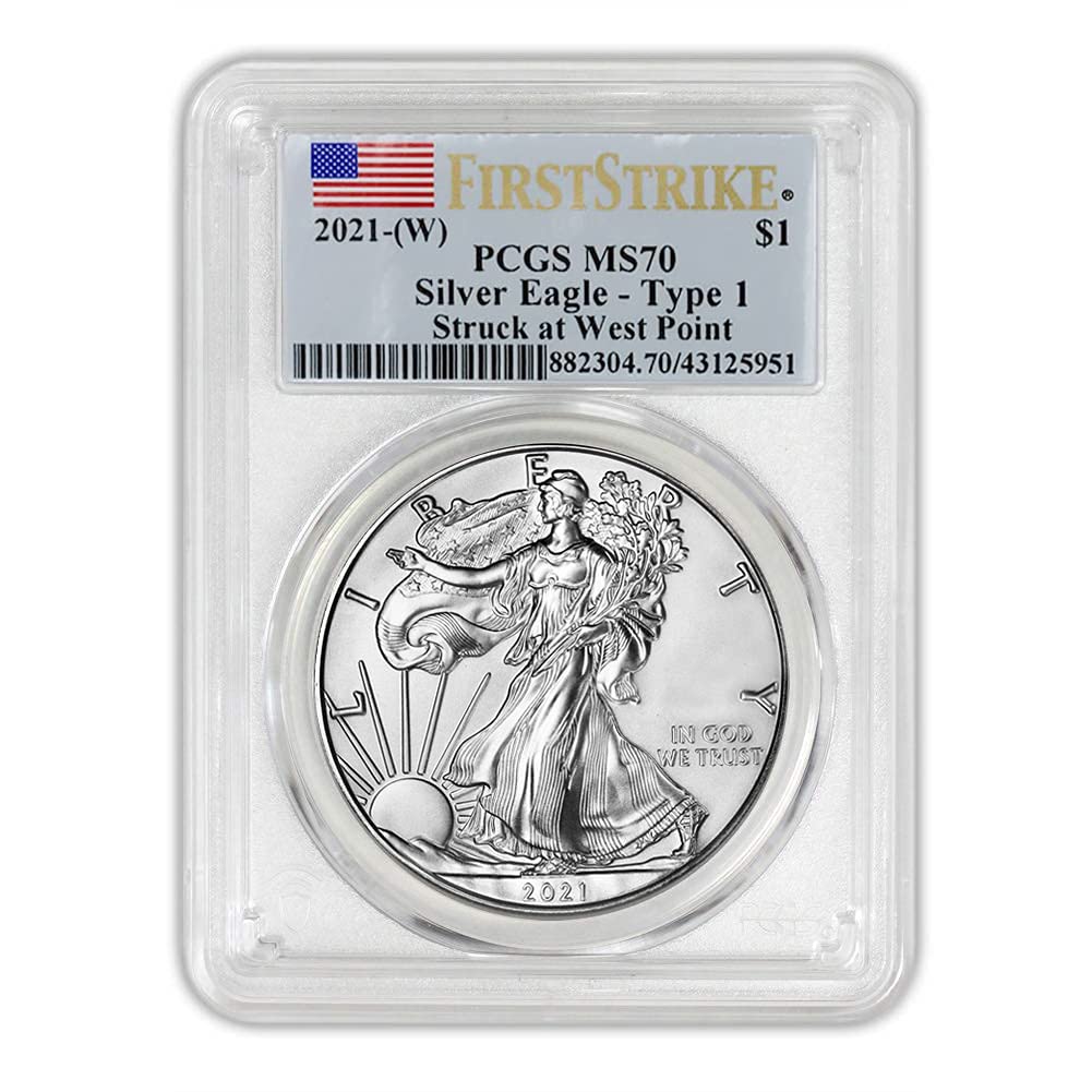 1 oz Silver American Eagle Coin MS-70 Type 1 Z23282