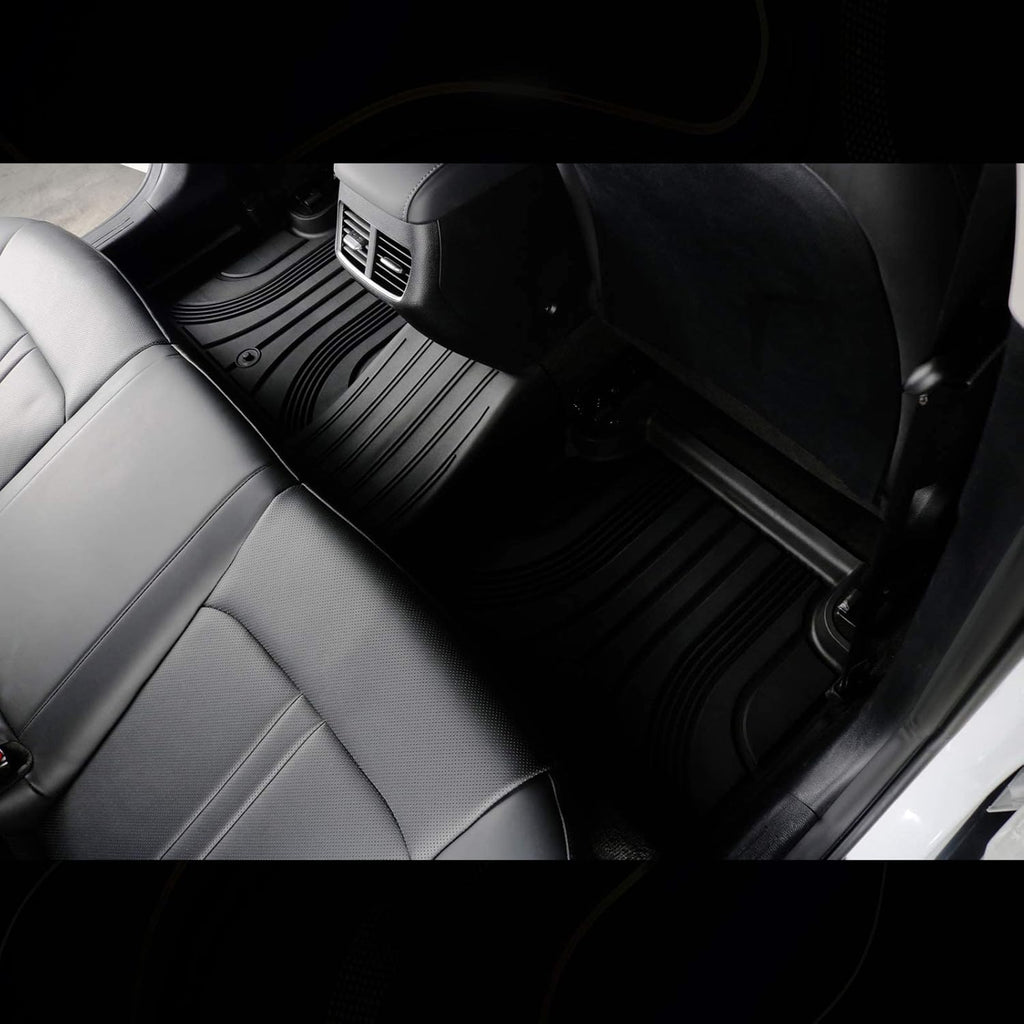 Black All Weather TPE Floor Mats Full Set K118684