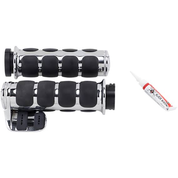 Chrome ISO-grip for Dual Cable Throttle Z357